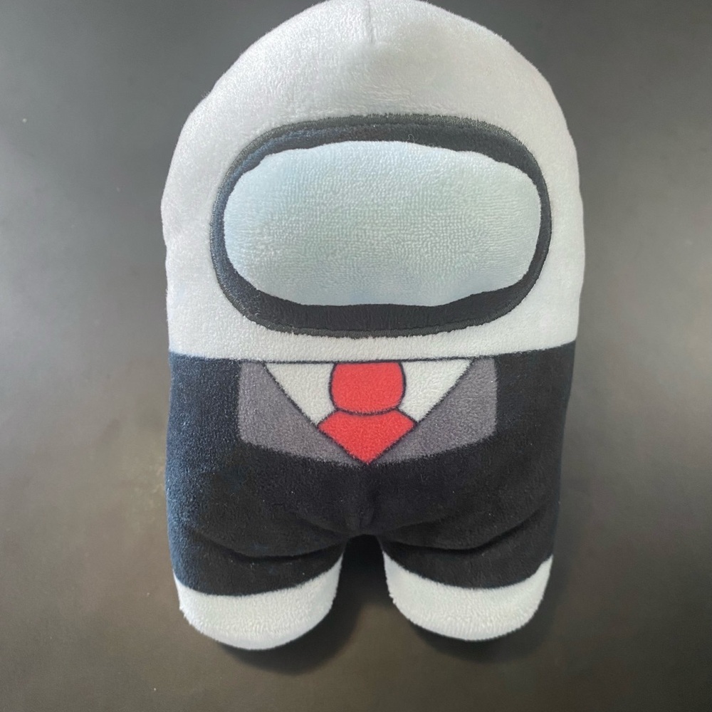 Among us crewmate in tuxedo suit plush